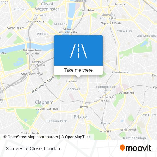 Somerville Close map