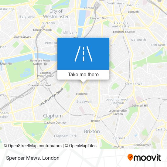 Spencer Mews map