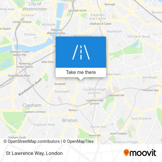 St Lawrence Way map