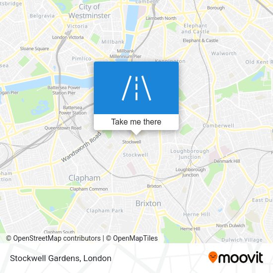 Stockwell Gardens map