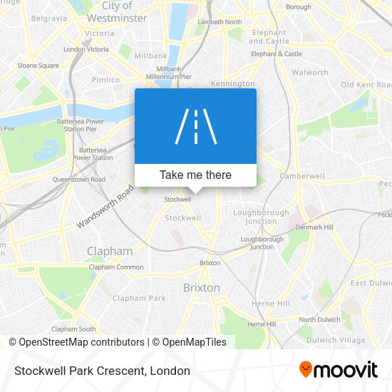 Stockwell Park Crescent map
