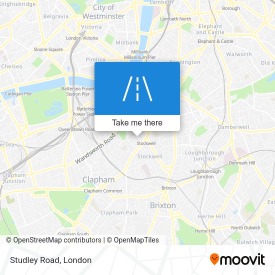 Studley Road map