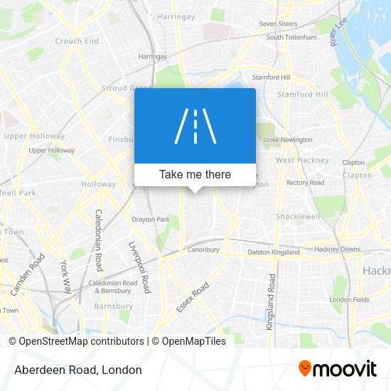 Aberdeen Road map