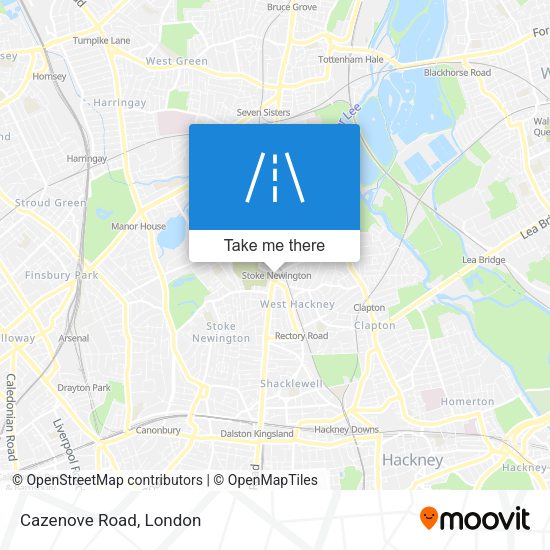 Cazenove Road map