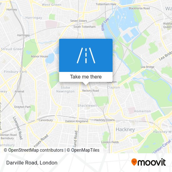 Darville Road map