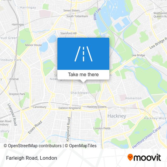 Farleigh Road map