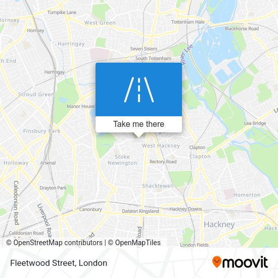 Fleetwood Street map