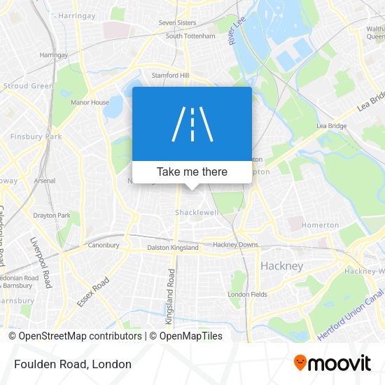 Foulden Road map