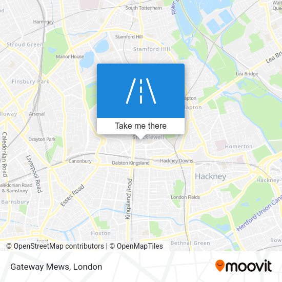 Gateway Mews map