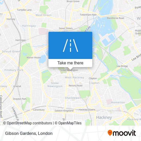 Gibson Gardens map