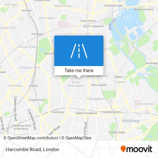 Harcombe Road map