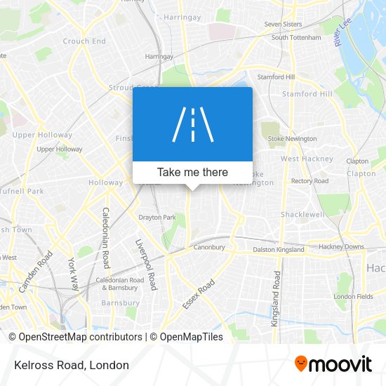 Kelross Road map