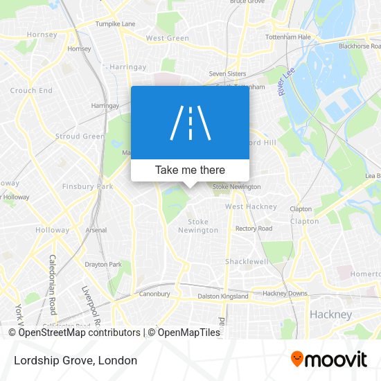 Lordship Grove map