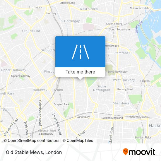 Old Stable Mews map