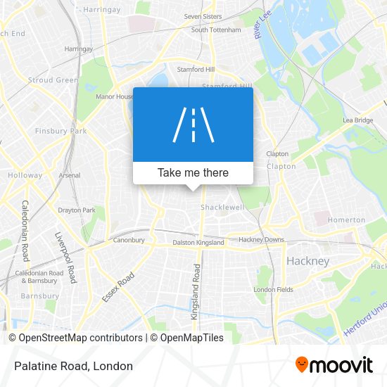 Palatine Road map