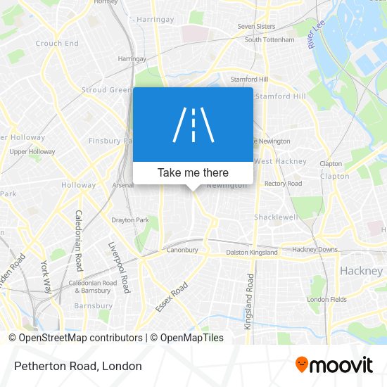 Petherton Road map