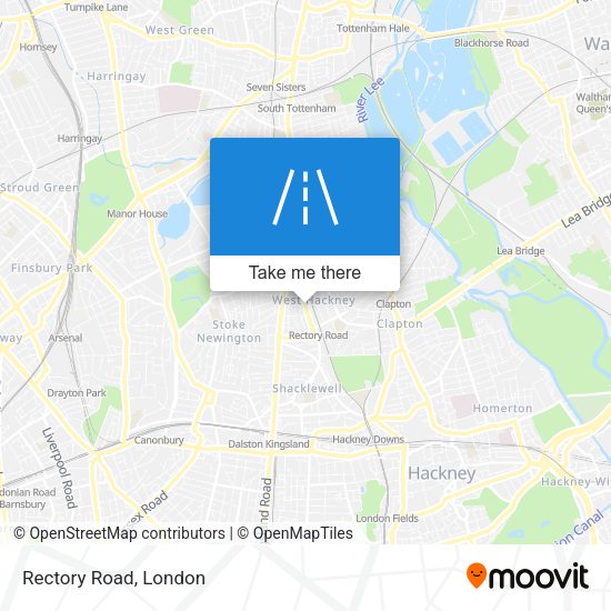 Rectory Road map