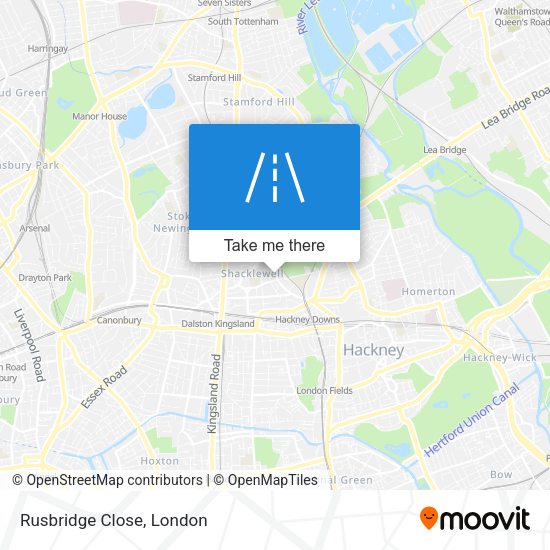 Rusbridge Close map