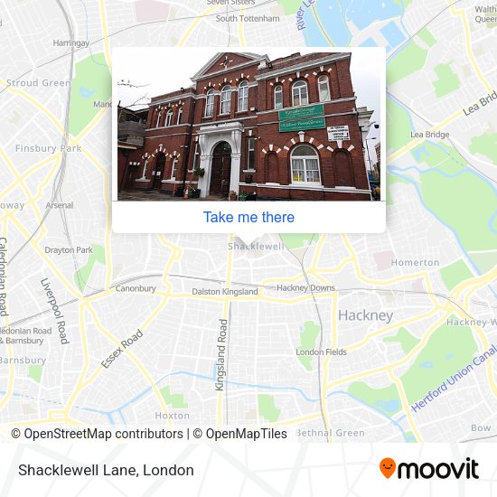 Shacklewell Lane map