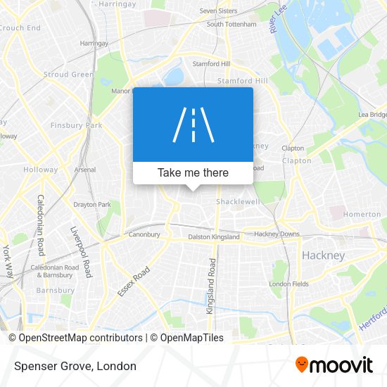 Spenser Grove map