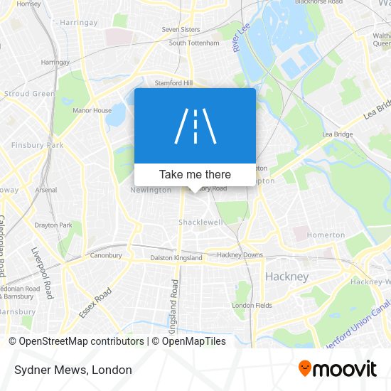 Sydner Mews map