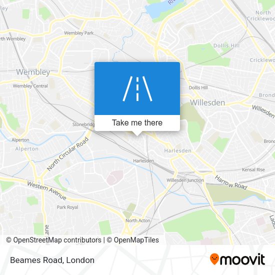 Beames Road map
