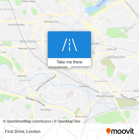 First Drive map