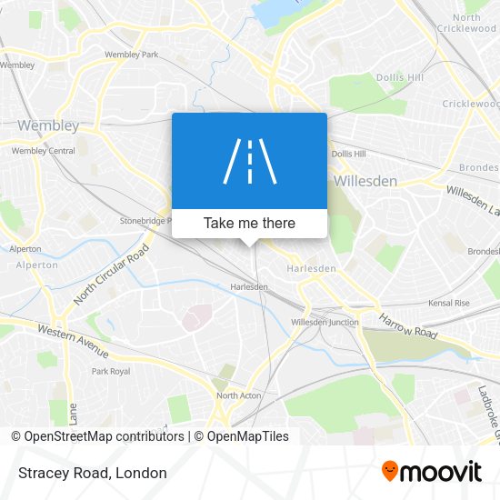 Stracey Road map