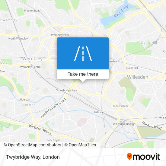 Twybridge Way map