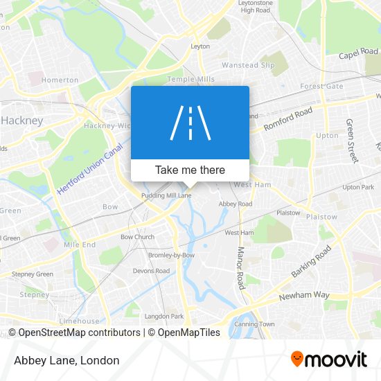 Abbey Lane map