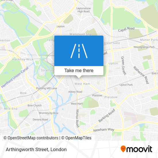 Arthingworth Street map