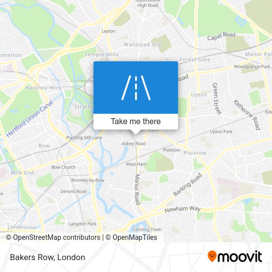 Bakers Row map