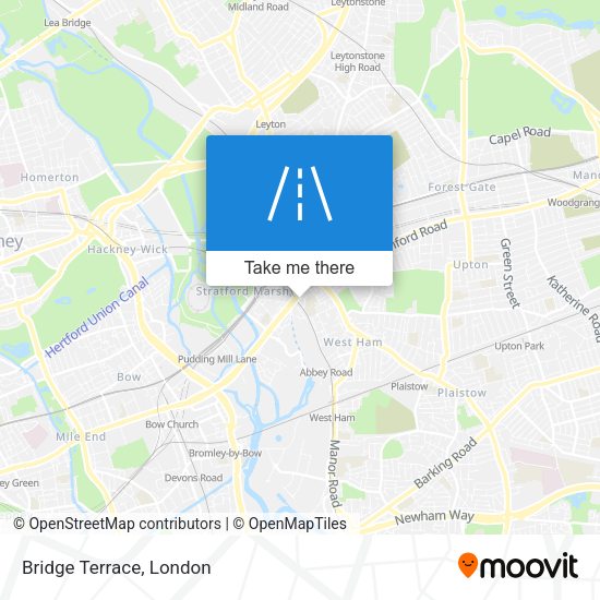 Bridge Terrace map