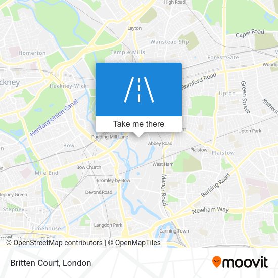 Britten Court map