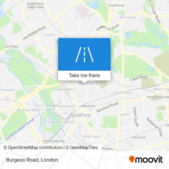 Burgess Road map