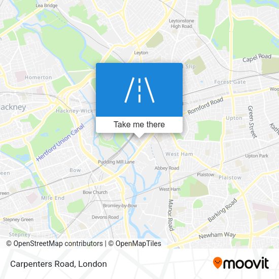 Carpenters Road map