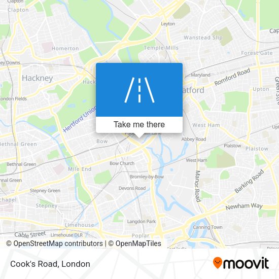 Cook's Road map