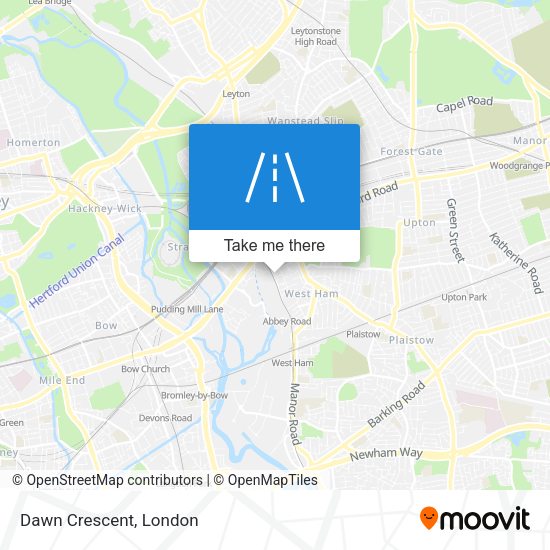 Dawn Crescent map