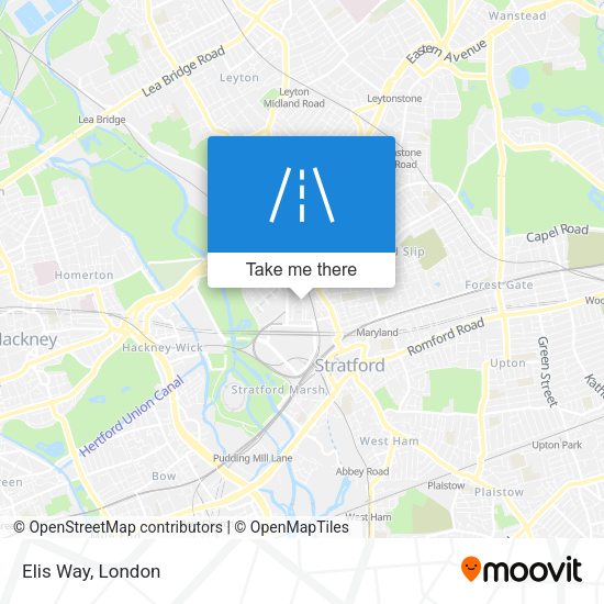 Elis Way map