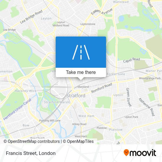 Francis Street map
