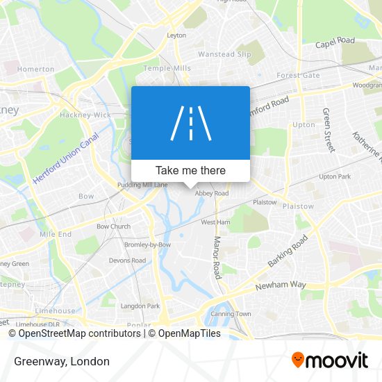 Greenway map