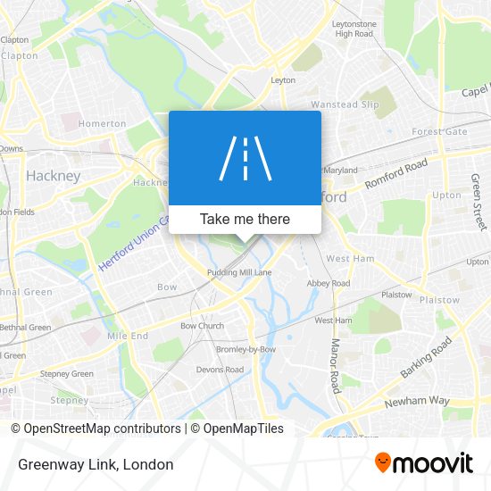 Greenway Link map