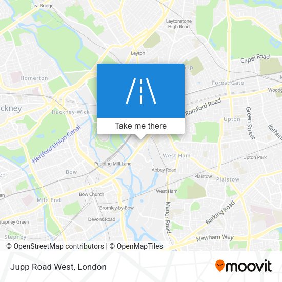 Jupp Road West map
