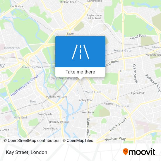 Kay Street map