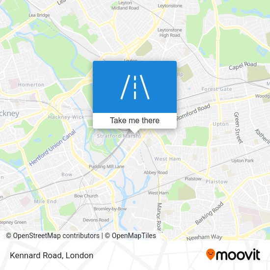 Kennard Road map