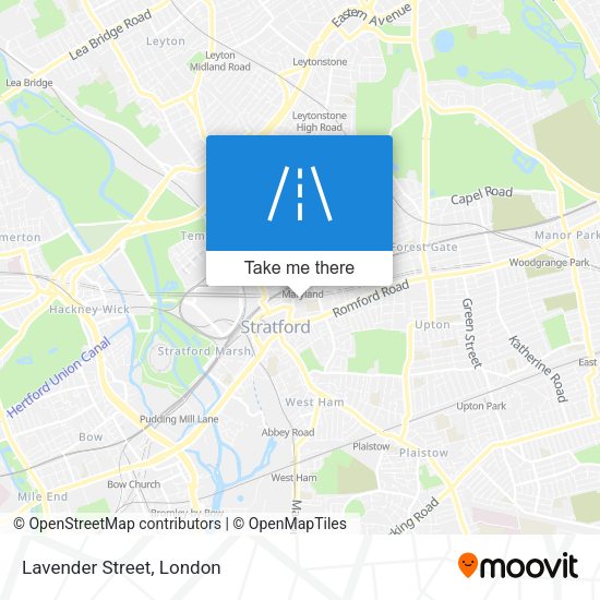 Lavender Street map