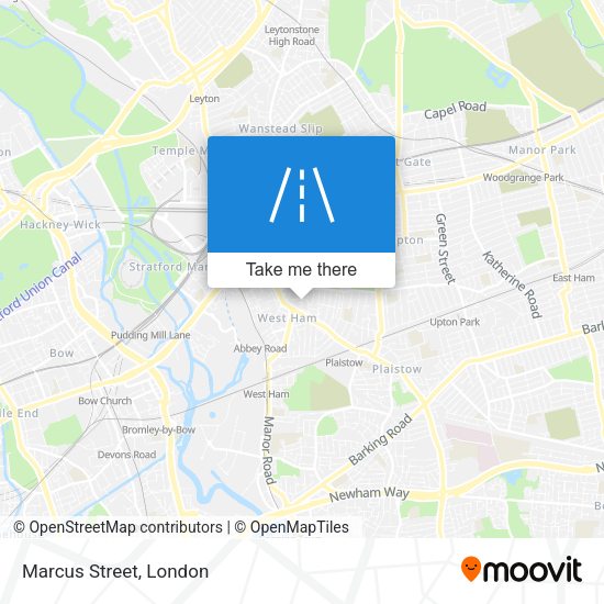 Marcus Street map