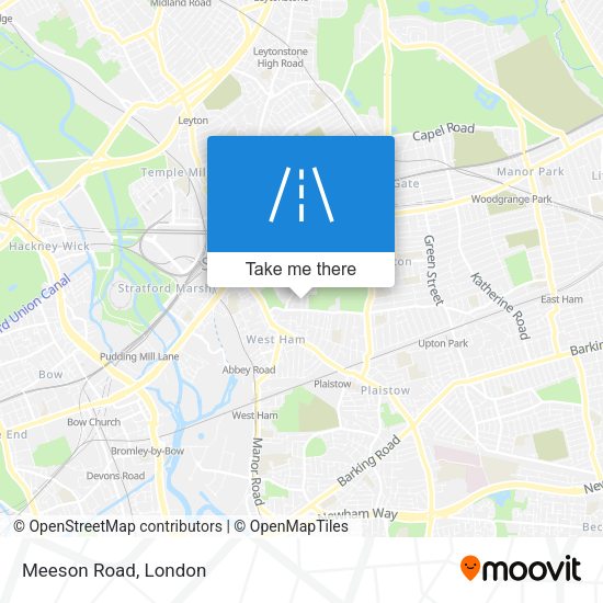 Meeson Road map