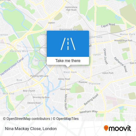 Nina Mackay Close map