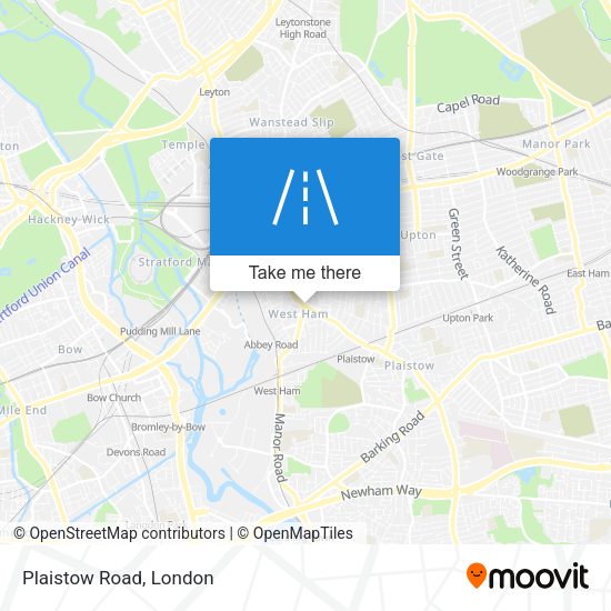 Plaistow Road map